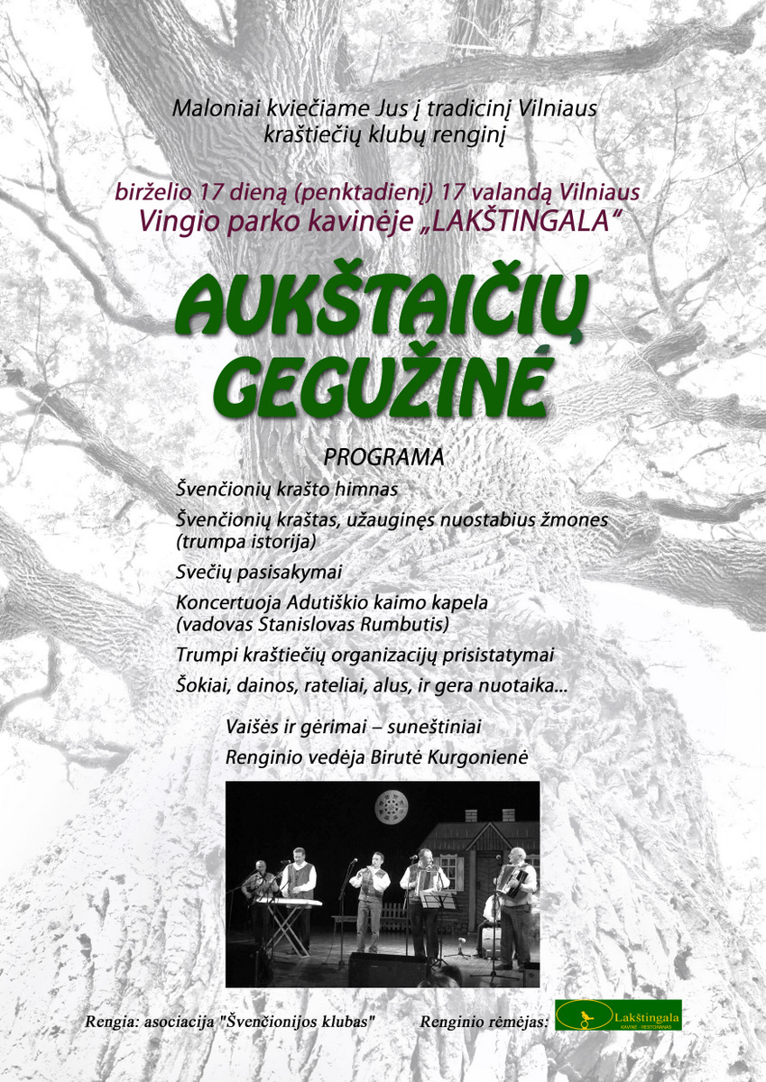 Gegužinės plakatas.